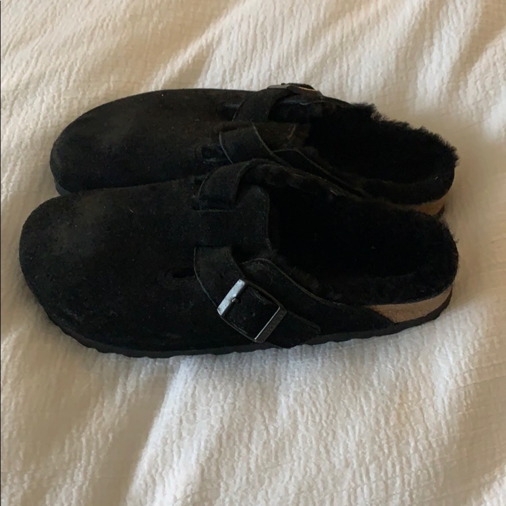 NWOT Birkenstock Shearling Boston size 38